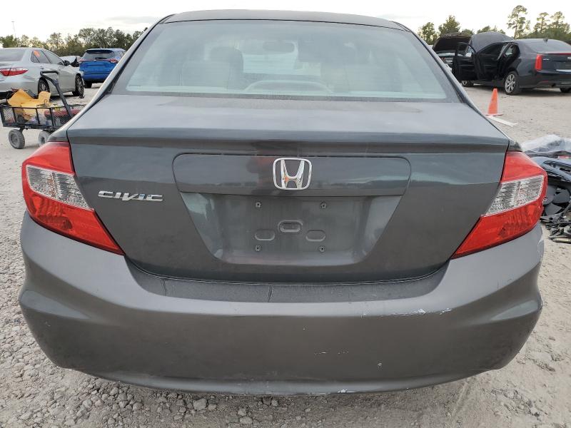 2HGFB2F98CH557181 - 2012 HONDA CIVIC EXL GRAY photo 6
