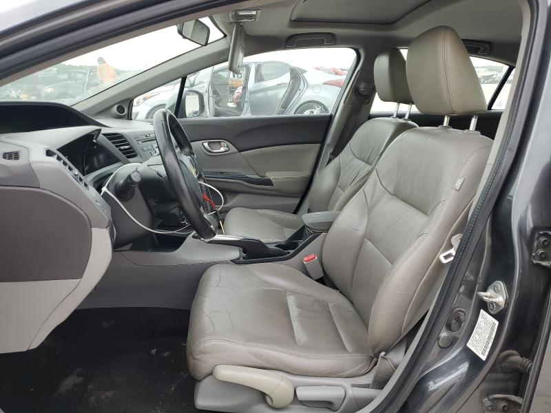2HGFB2F98CH557181 - 2012 HONDA CIVIC EXL GRAY photo 7