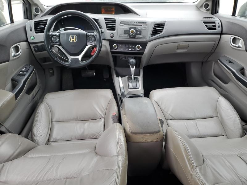 2HGFB2F98CH557181 - 2012 HONDA CIVIC EXL GRAY photo 8