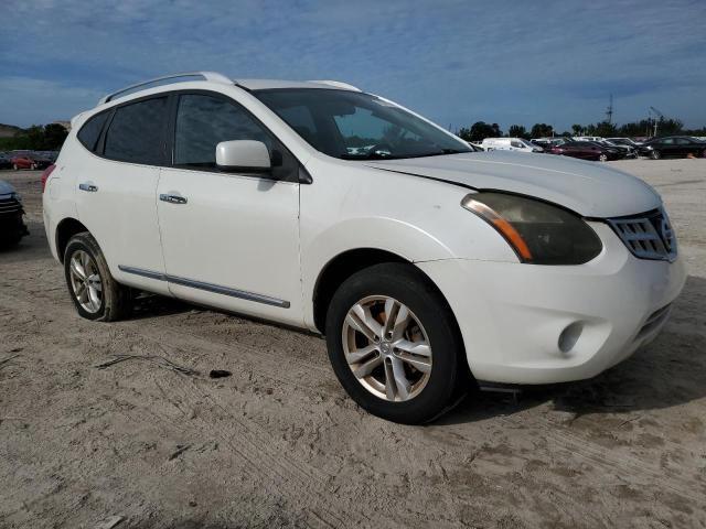 JN8AS5MV1DW616119 - 2013 NISSAN ROGUE S WHITE photo 4