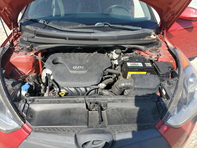 KMHTC6AD9DU106353 - 2013 HYUNDAI VELOSTER წითელი ფოტო 11