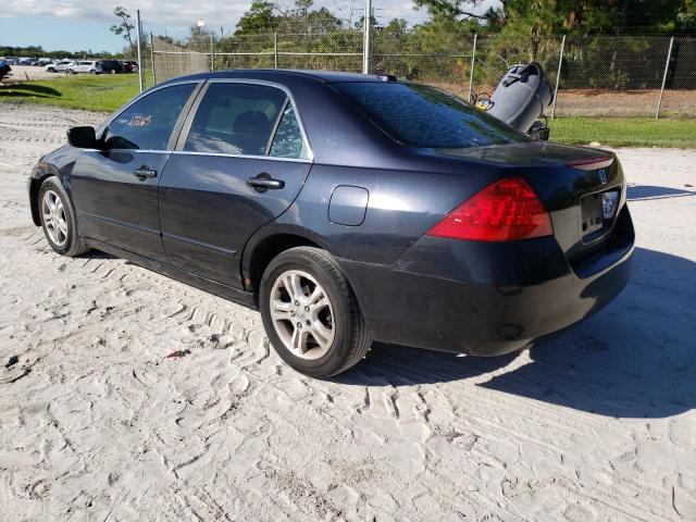 1HGCM56866A163901 - 2006 HONDA ACCORD EX BLACK photo 2