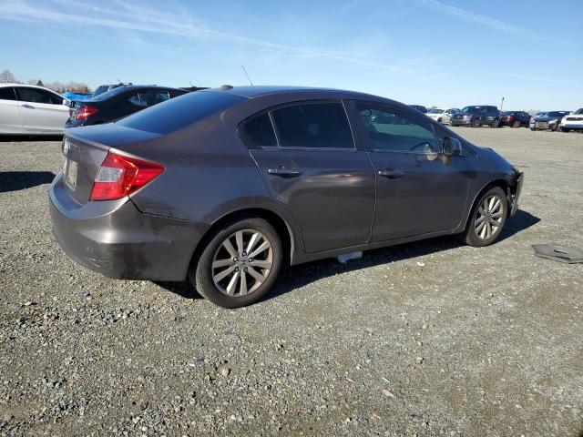 2HGFB2F9XCH526630 - 2012 HONDA CIVIC EXL GRAY photo 3