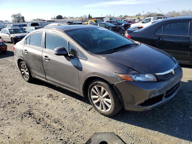 2HGFB2F9XCH526630 - 2012 HONDA CIVIC EXL GRAY photo 4