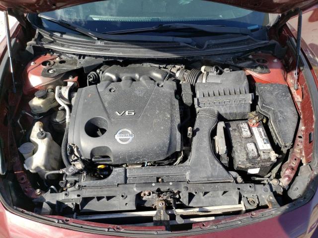 1N4AA5AP2BC851007 - 2011 NISSAN MAXIMA S BURGUNDY photo 11