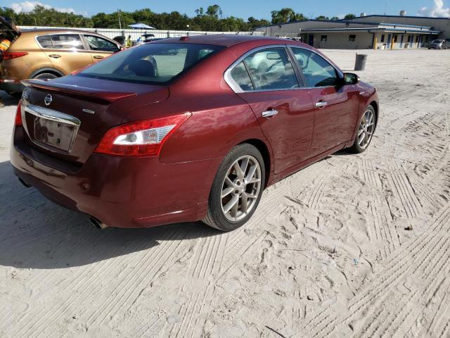 1N4AA5AP2BC851007 - 2011 NISSAN MAXIMA S BURGUNDY photo 3