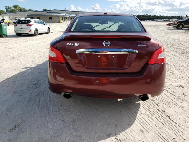 1N4AA5AP2BC851007 - 2011 NISSAN MAXIMA S BURGUNDY photo 6