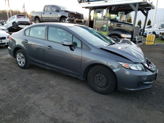 2HGFB2F5XDH554412 - 2013 HONDA CIVIC LX GRAY photo 4