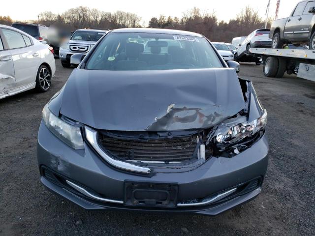 2HGFB2F5XDH554412 - 2013 HONDA CIVIC LX GRAY photo 5