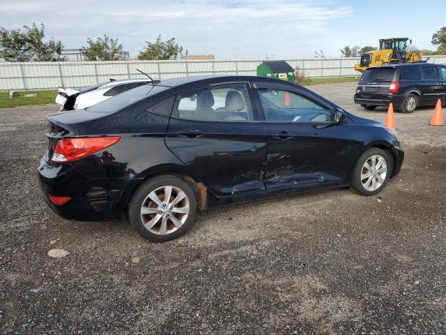 KMHCU4AE0CU118061 - 2012 HYUNDAI ACCENT GLS BLACK photo 3