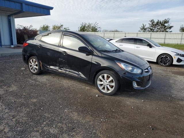 KMHCU4AE0CU118061 - 2012 HYUNDAI ACCENT GLS BLACK photo 4