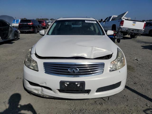 JNKCV61E59M013584 - 2009 INFINITI G37 BASE WHITE photo 5