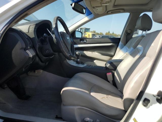 JNKCV61E59M013584 - 2009 INFINITI G37 BASE WHITE photo 7