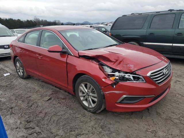 5NPE24AF3HH497344 - 2017 HYUNDAI SONATA SE RED photo 4