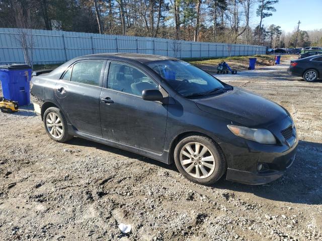 1NXBU40E39Z162772 - 2009 TOYOTA COROLLA BASE BLACK photo 4