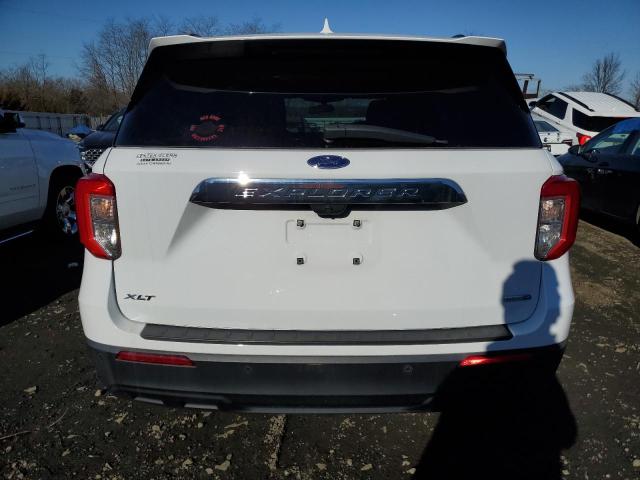 1FMSK8DHXLGB00020 - 2020 FORD EXPLORER XLT WHITE photo 6