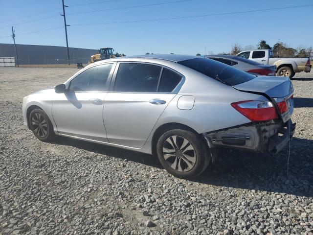 1HGCR2F38EA000802 - 2014 HONDA ACCORD LX SILVER photo 2