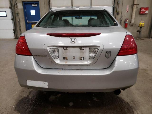 1HGCM56867A050869 - 2007 HONDA ACCORD EX SILVER photo 6