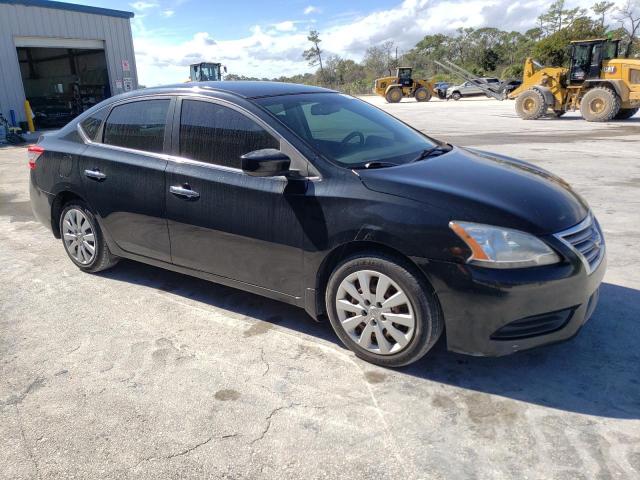 3N1AB7AP4DL670505 - 2013 NISSAN SENTRA S BLACK photo 4