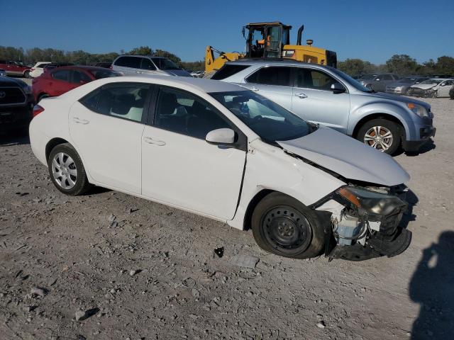 2T1BURHE8FC261733 - 2015 TOYOTA COROLLA L WHITE photo 4