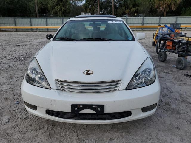 JTHBF30G825005005 - 2002 LEXUS ES 300 WHITE photo 5