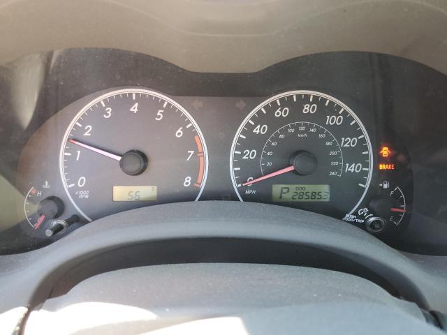 1NXBU4EE3AZ325191 - 2010 TOYOTA COROLLA BASE ვერცხლისფერი ფოტო 9