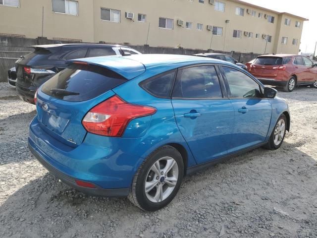 1FADP3K29EL417142 - 2014 FORD FOCUS SE BLUE photo 3