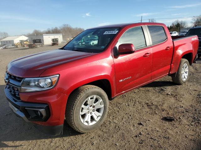 1GCGTCEN6M1267333 - 2021 CHEVROLET COLORADO LT RED photo 1