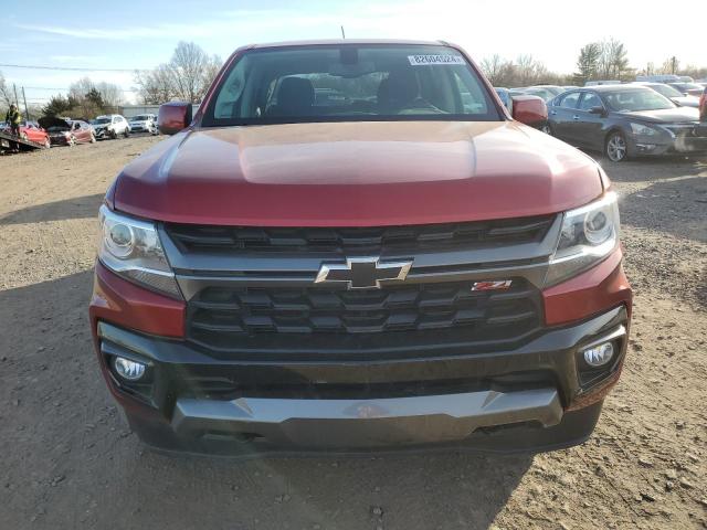 1GCGTCEN6M1267333 - 2021 CHEVROLET COLORADO LT RED photo 5