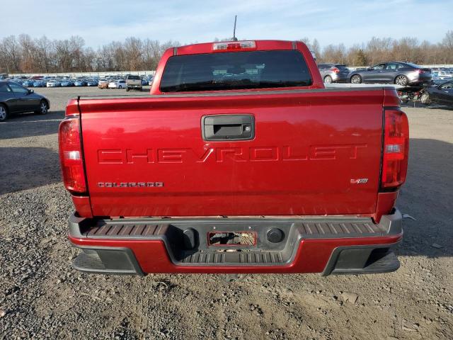 1GCGTCEN6M1267333 - 2021 CHEVROLET COLORADO LT RED photo 6