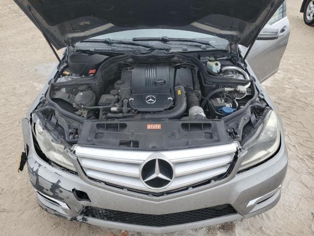 WDDGF4HB9DR271348 - 2013 MERCEDES-BENZ C 250 GRAY photo 11