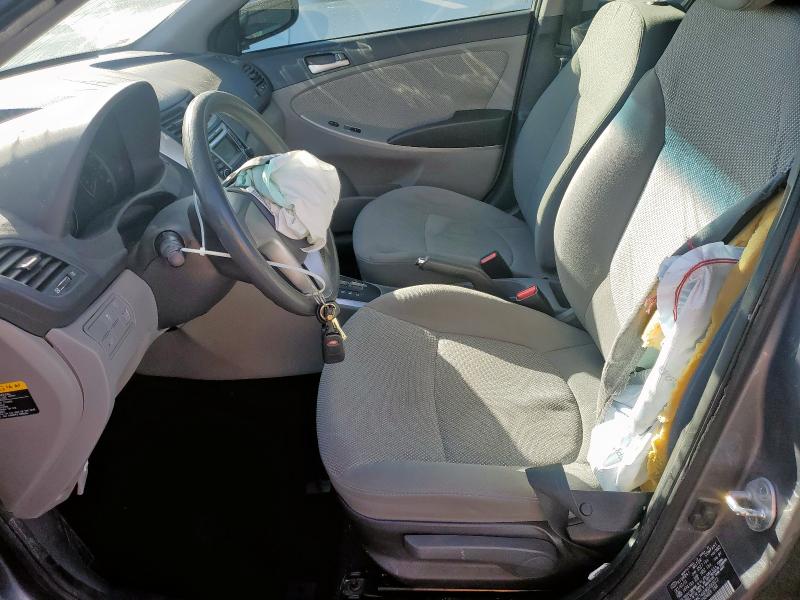 KMHCT4AE8DU582672 - 2013 HYUNDAI ACCENT GLS 灰色 照片 7