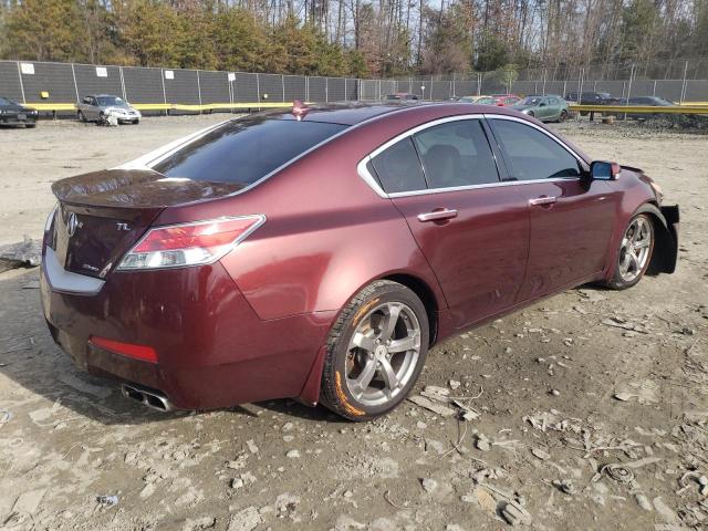 19UUA9F50BA003100 - 2011 ACURA TL BURGUNDY photo 3