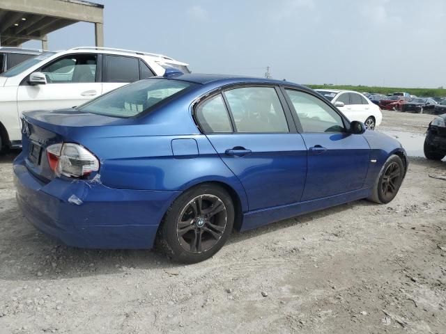 WBAVA33528KX87378 - 2008 BMW 328 I BLUE photo 3