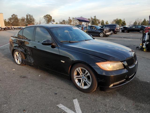 WBAVC57568NK77811 - 2008 BMW 328 I SULEV BLACK photo 4