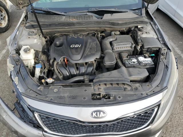 5XXGN4A77EG317492 - 2014 KIA OPTIMA EX GRAY photo 11