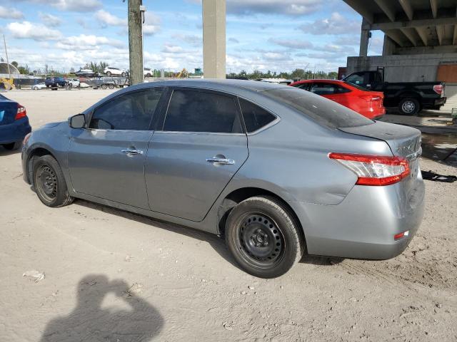 3N1AB7APXEY230356 - 2014 NISSAN SENTRA S GRAY photo 2