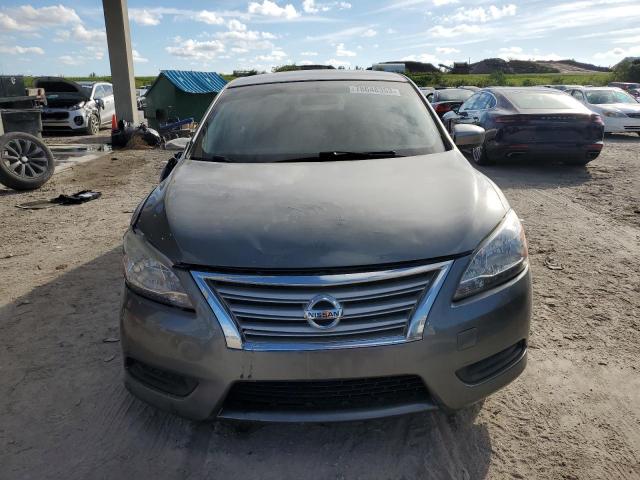 3N1AB7APXEY230356 - 2014 NISSAN SENTRA S GRAY photo 5