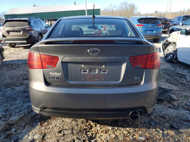 KNAFW4A37C5543245 - 2012 KIA FORTE SX GRAY photo 6