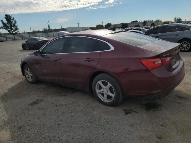 1G1ZB5ST2GF230189 - 2016 CHEVROLET MALIBU LS RED photo 2