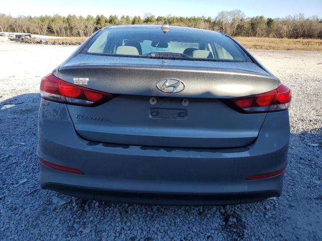 KMHD84LF9JU623365 - 2018 HYUNDAI ELANTRA SEL GRAY photo 6