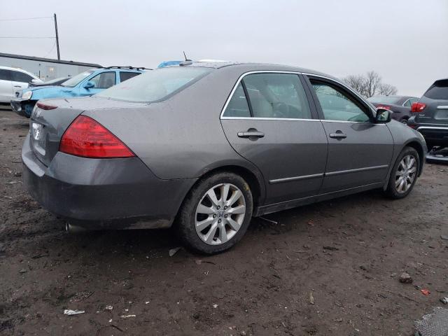 1HGCM66527A029626 - 2007 HONDA ACCORD EX GRAY photo 3