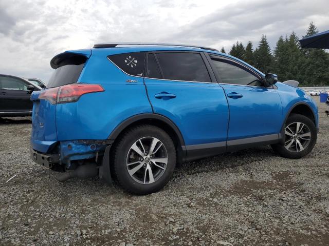 JTMRFREV6GD195717 - 2016 TOYOTA RAV4 XLE ლურჯი ფოტო 3