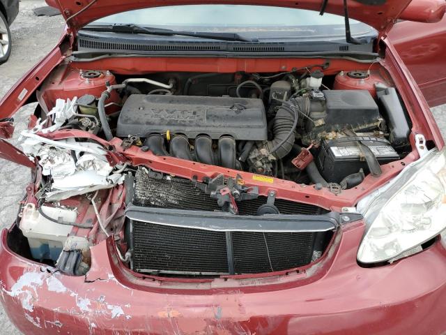 2T1BR32E64C264442 - 2004 TOYOTA COROLLA CE برغندي صورة 11