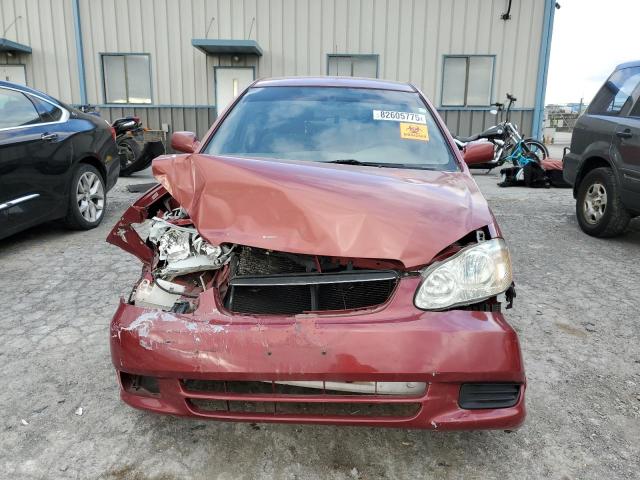 2T1BR32E64C264442 - 2004 TOYOTA COROLLA CE برغندي صورة 5