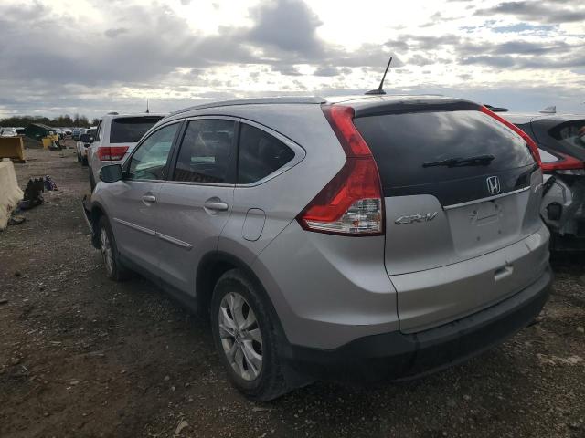 5J6RM4H77DL057038 - 2013 HONDA CR-V EXL SILVER photo 2