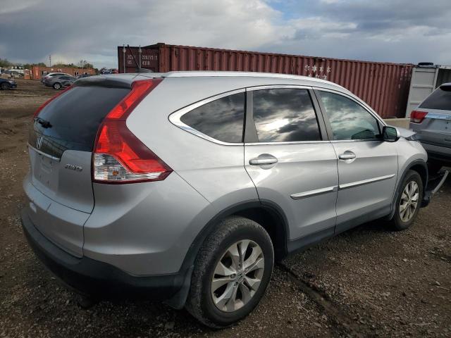 5J6RM4H77DL057038 - 2013 HONDA CR-V EXL SILVER photo 3
