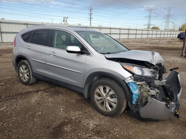 5J6RM4H77DL057038 - 2013 HONDA CR-V EXL SILVER photo 4