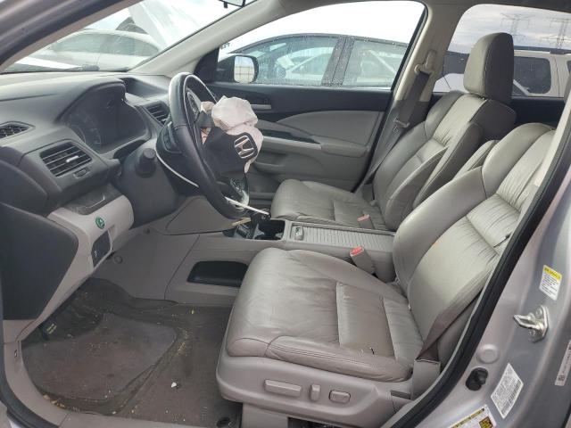 5J6RM4H77DL057038 - 2013 HONDA CR-V EXL SILVER photo 7