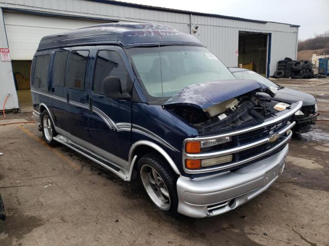 1GBFG15R4Y1226698 - 2000 CHEVROLET EXPRESS G1 BLUE photo 4